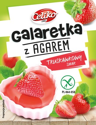 CELIKO GALARETKA Z AGAREM TRUSKAWKA
