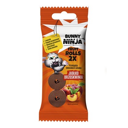 BUNNY NINJA DOUBLE ROLL PRZEKĄSKA OWOCOWA O SMAKU