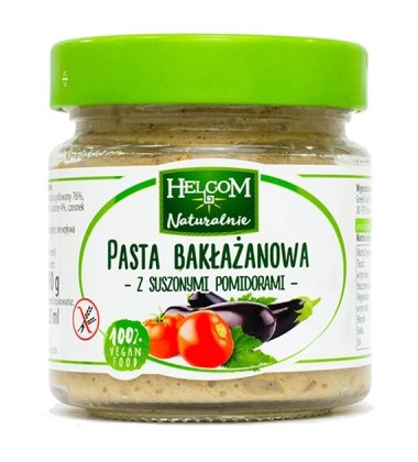 HELCOM PASTA BAKŁAŻANOWA Z SUSZONYMI POMID