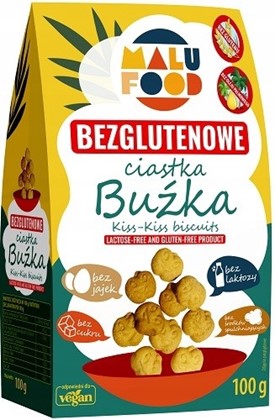 Malu Food Ciastka Buźka bez cukru bezglutenowe