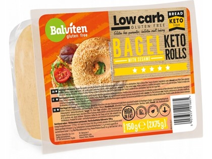 KETO bajgle  z sezamem LOW CARB