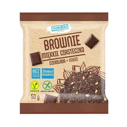 FRANK&OLI  CIASTECZKO brownie czekolada+kakao