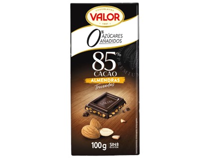 VALOR czekolada ciemna  85% cacao z migdałami