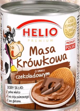 HELIO MASA KRÓWKOWA czekoladowa  bezglutenowa