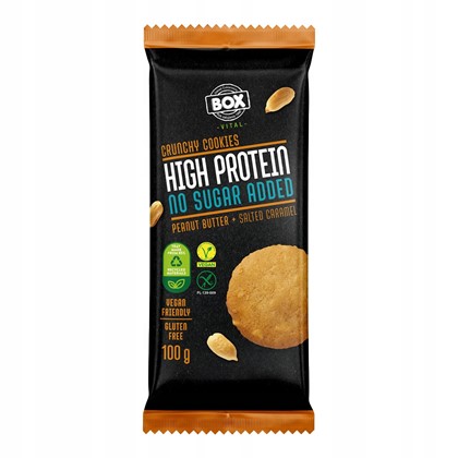 ZPC BOX bezglutenowe Ciastka high protein peanut