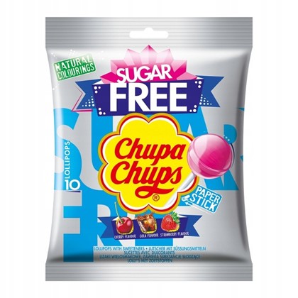 CHUPA CHUPS LIZAKI BEZ CUKRU  10sztx11g