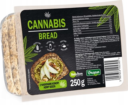 BALVITEN chleb pełne ziarno z nasionami konopii