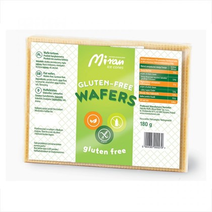 MIRAN WAFLE TORTOWE BEZGLUTENOWE 12 sztuk