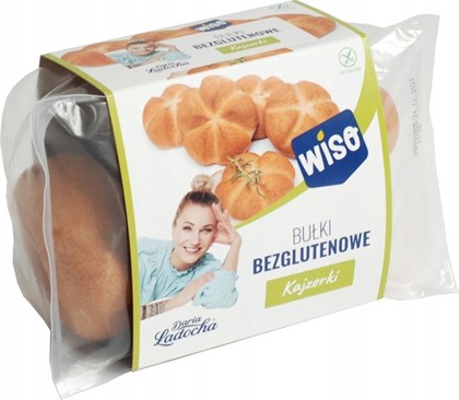 Kajzerki bezglutenowe  WISO 240g(4x60g)