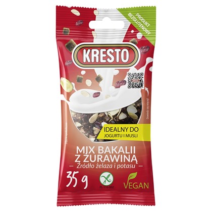 KRESTO Mix bakalii z żurawiną 35g KRESTO