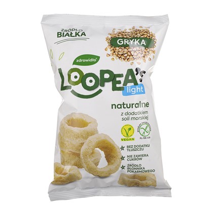 LOOPEA'S  Chrupki z gryki z dodatkiem soli morskie