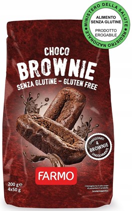 Ciasteczka brownie czekoladowe BEZGL. 200 g FARMO