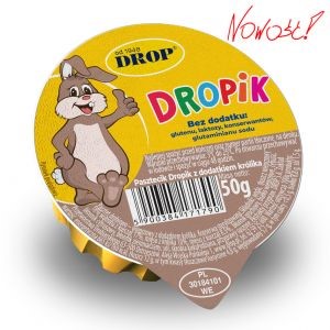 DROPIK pasztet z królikiem bez glutenu 50g