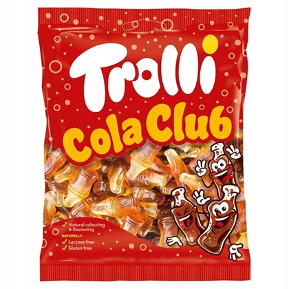 Żelki TROLLI Cola Club bez glutenu 100g
