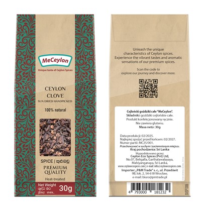 GOŹDZIKI 50g BEZ GLUTENU PREMIUM CEJLOŃSKIE