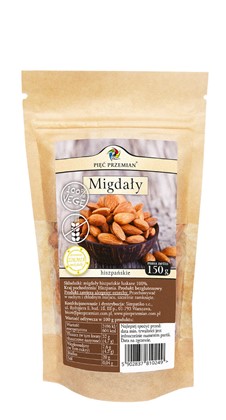 Migdały łuskane 150g Pięc Przemian