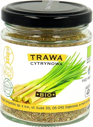 Trawa cytrynowa BIO 40g Pięć Przemian bezglutenowa