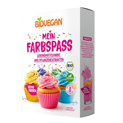 BARWNIKI SPOŻYWCZE BEZGLUTENOWE BIO (6 x 8 g) 48 g