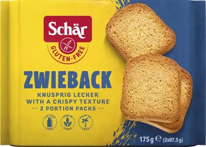 SCHAR ZWIEBACK SUCHARKI BEZGLUTENOWE