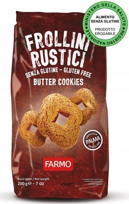 Ciasteczka FROLLINI rustici maślane BEZGL. 200 g
