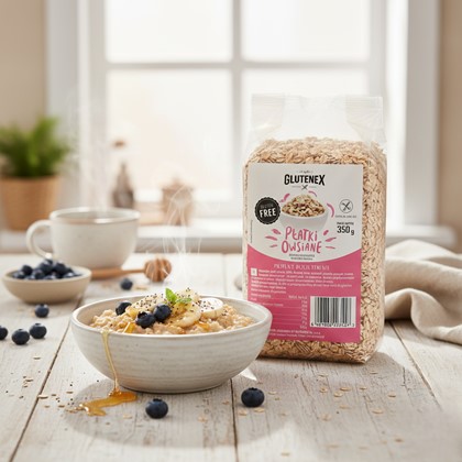 GLUTENEX PŁATKI OWSIANE BŁYSKAWICZNE