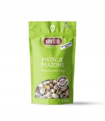 Pistacje prażone bez soli select 100 g Kresto