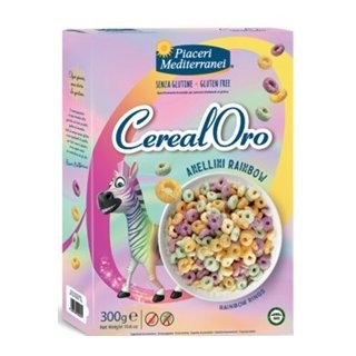 PIACERI Cereal Oro, kulki tęczowe 300g śniadaniowe