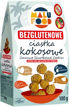 Malu Food ciastka kokosowe bezglutenowe bez cukru