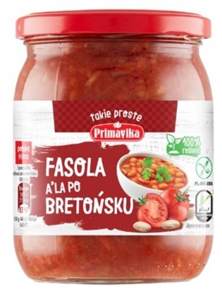 PRIMAVIKA Fasolka a'la po bretońsku 480g