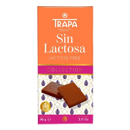 TRAPA Czekolada mleczna bez laktozy bezglutenowa