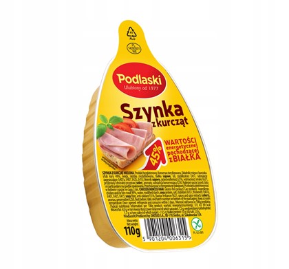 Podlaski szynka z kurcząt bezglutenowa 110g DROSED