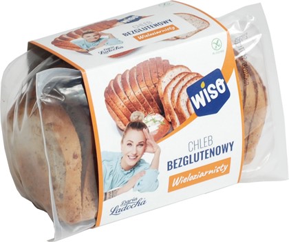 Chleb   wieloziarnisty krojony bezglutenowy WISO