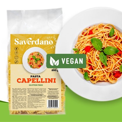 Sano SAVERDANO Makaron Capellini nitki bezglutenow