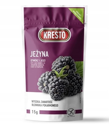 Liofilizowana JEŻYNA 15g bezglutenowa KRESTO