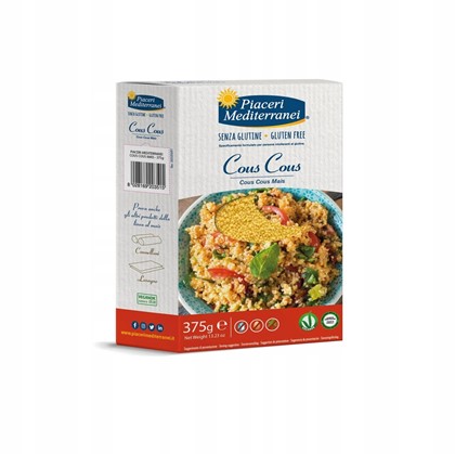 PIACERI kaszka KUS KUS COUS COUS bezglutenowy 375g