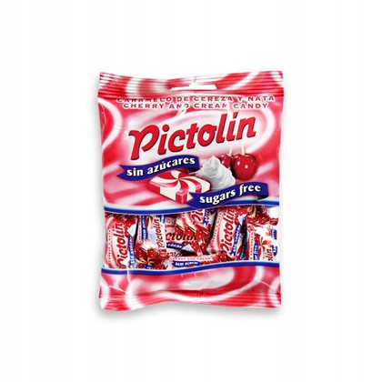 Pictolin wiśniowo śmietankowe cukierki