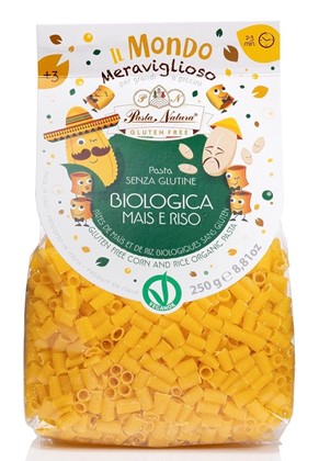 MAKARON DLA DZIECI RURKA MINI BEZGLUTENOWY BIO