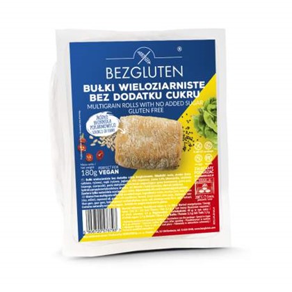 BEZGLUTEN BUŁKI WIELOZIARNISTE BEZ CUKRU