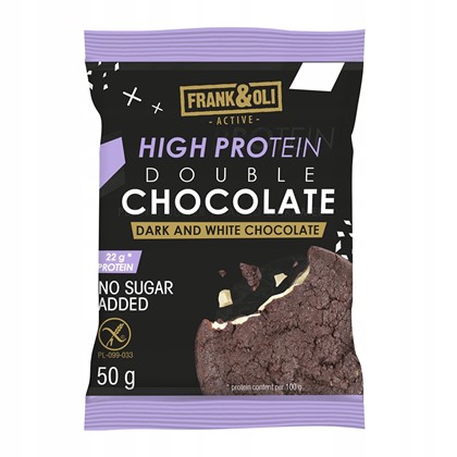 FRANK&OLI Ciastko proteinowe podwójnie czekoladowe
