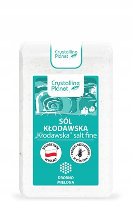 SÓL KŁODAWSKA DROBNO MIELONA BEZGLUTENOWA 600g