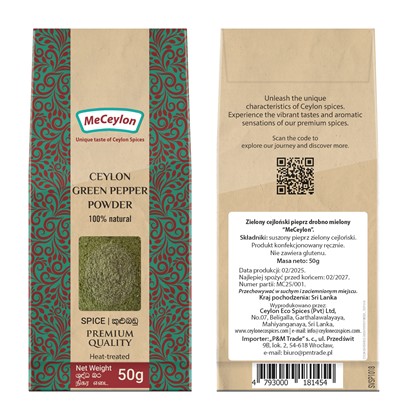 PIEPRZ ZIELONY MIELONY 50g BEZ GLUTENU PREMIUM