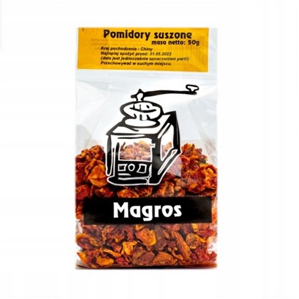 MAGROS pomidory suszone 50g BEZ GLUTENU