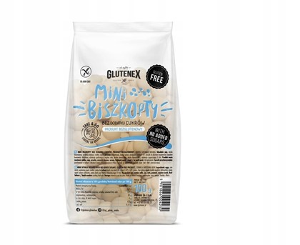 GLUTENEX mini BISZKOPTY BEZGLUTENOWE bez cukru