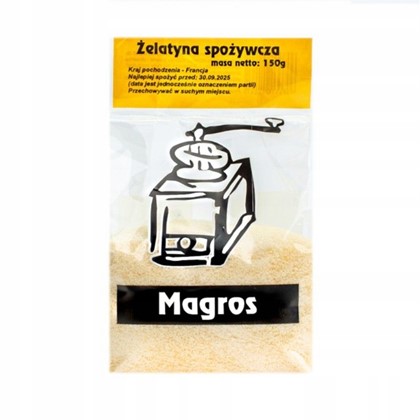 Magros żelatyna spożywcza 150g BEZ GLUTENU
