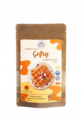 SweetFit mieszanka na domowe gofry KETO bez gluten