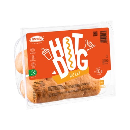 INCOLA BUŁKA HOT DOG BEZGLUTENOWA