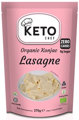 MAKARON (KONJAC) LASAGNE BEZGLUTENOWY BIO 270 g (2