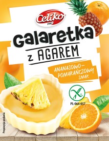 CELIKO GALARETKA Z AGAREM ANANAS POMARAŃCZ
