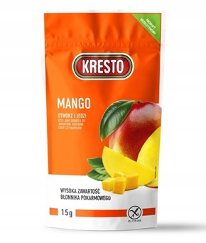 Liofilizowane MANGO 15g bezglutenowe KRESTO