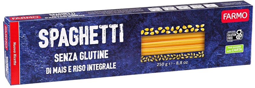 FARMO Makaron SPAGHETTI kukurydziano-ryżowy BEZGL